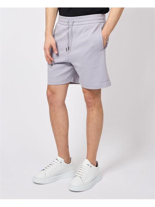 Armani Exchange fleece Bermuda shorts with drawstring waist ARMANI EXCHANGE | XM000534-AF10365UA047